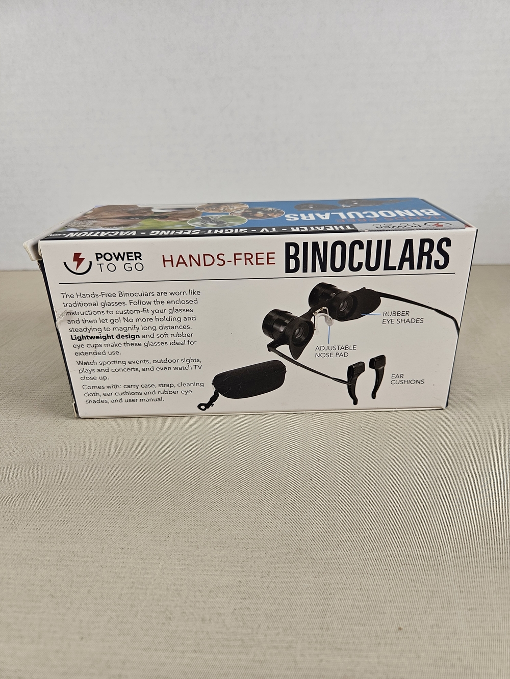 Hands-Free Binoculars - Black - Picture 3 of 7